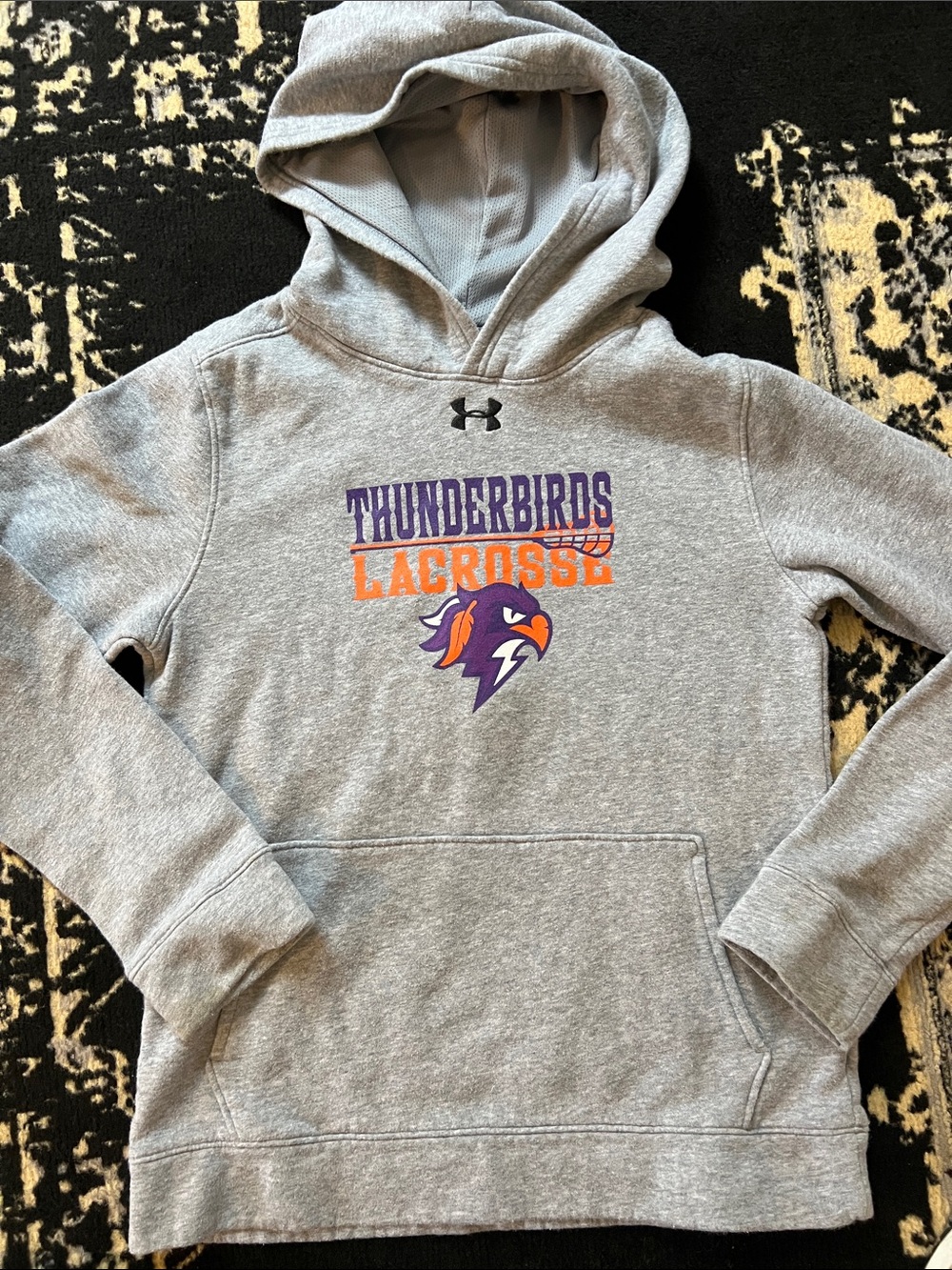 Youth Under Armour Thunderbirds Lacrosse hoodie size L